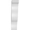 Ekena Millwork 5 1/2-in. W x 14-in. D x 26-in. H Funston Architectural Grade PVC Knee Brace BRCP055X14X26FST - alternate 2